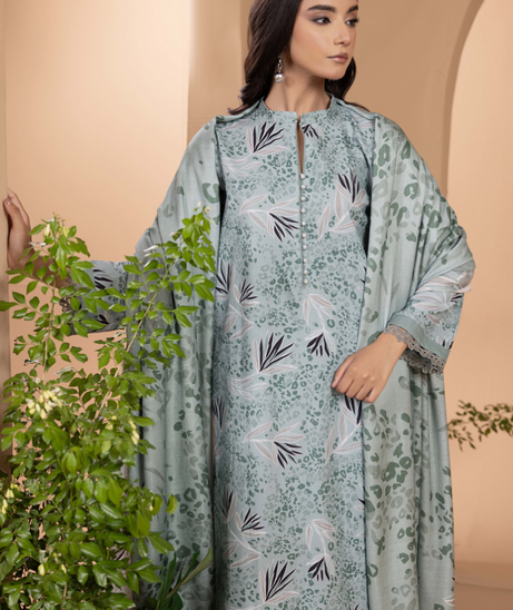 Hamdam Zara Khaddar W/Shawl'24 D#1