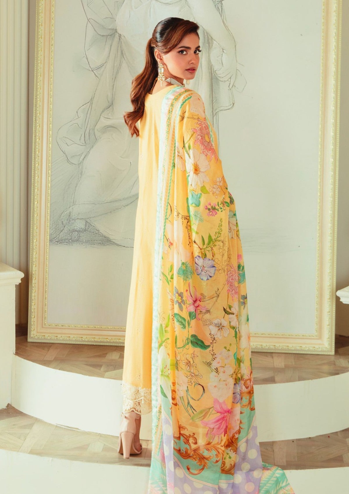 Thames Reet Emb Lawn`25 D # 03 Yellow