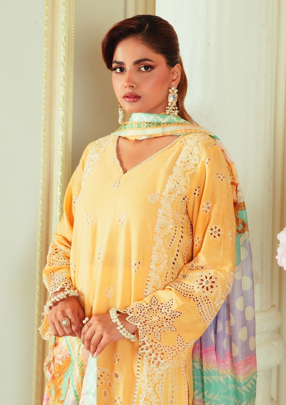 Thames Reet Emb Lawn`25 D # 03 Yellow