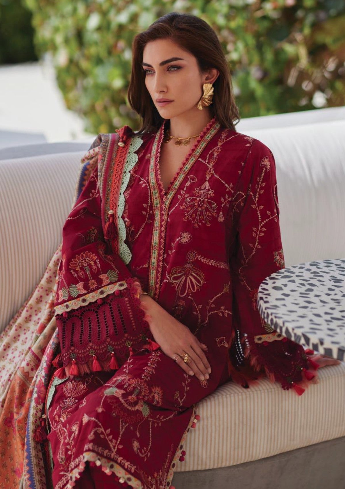 Farah Talib Aziz WES Luxury'25 FTL25#10 - Rosemary Red