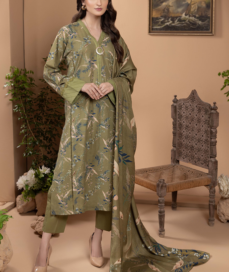 Hamdam Zara Khaddar W/Shawl'24 D#10