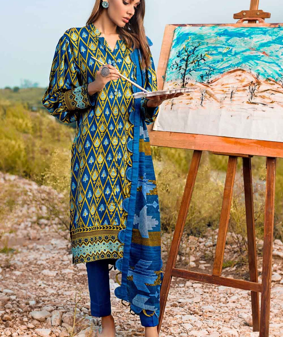 Gul Ahmed Winter Collection`21 AP # 12058