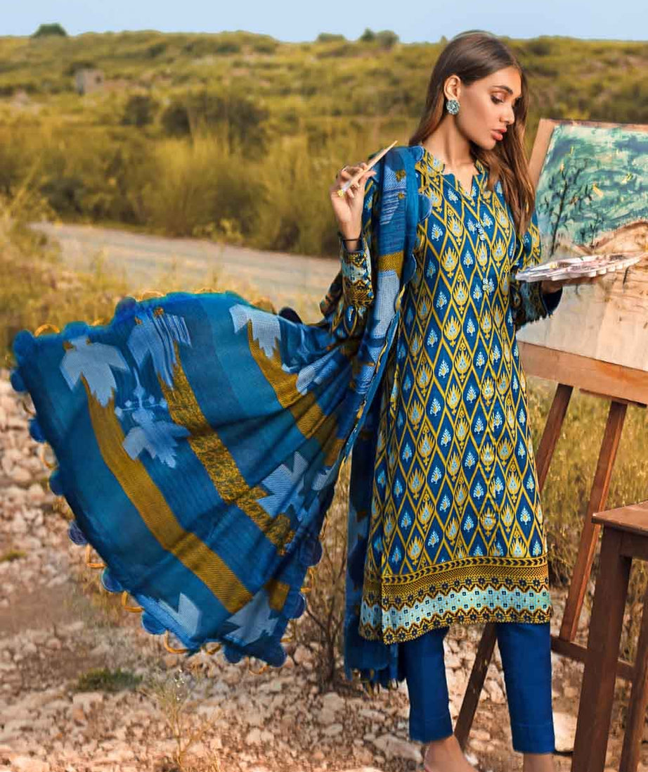 Gul Ahmed Winter Collection`21 AP # 12058