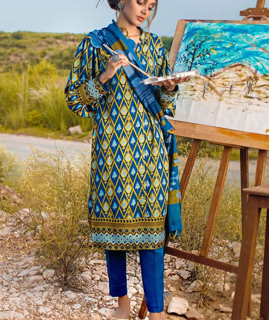 Gul Ahmed Winter Collection`21 AP # 12058
