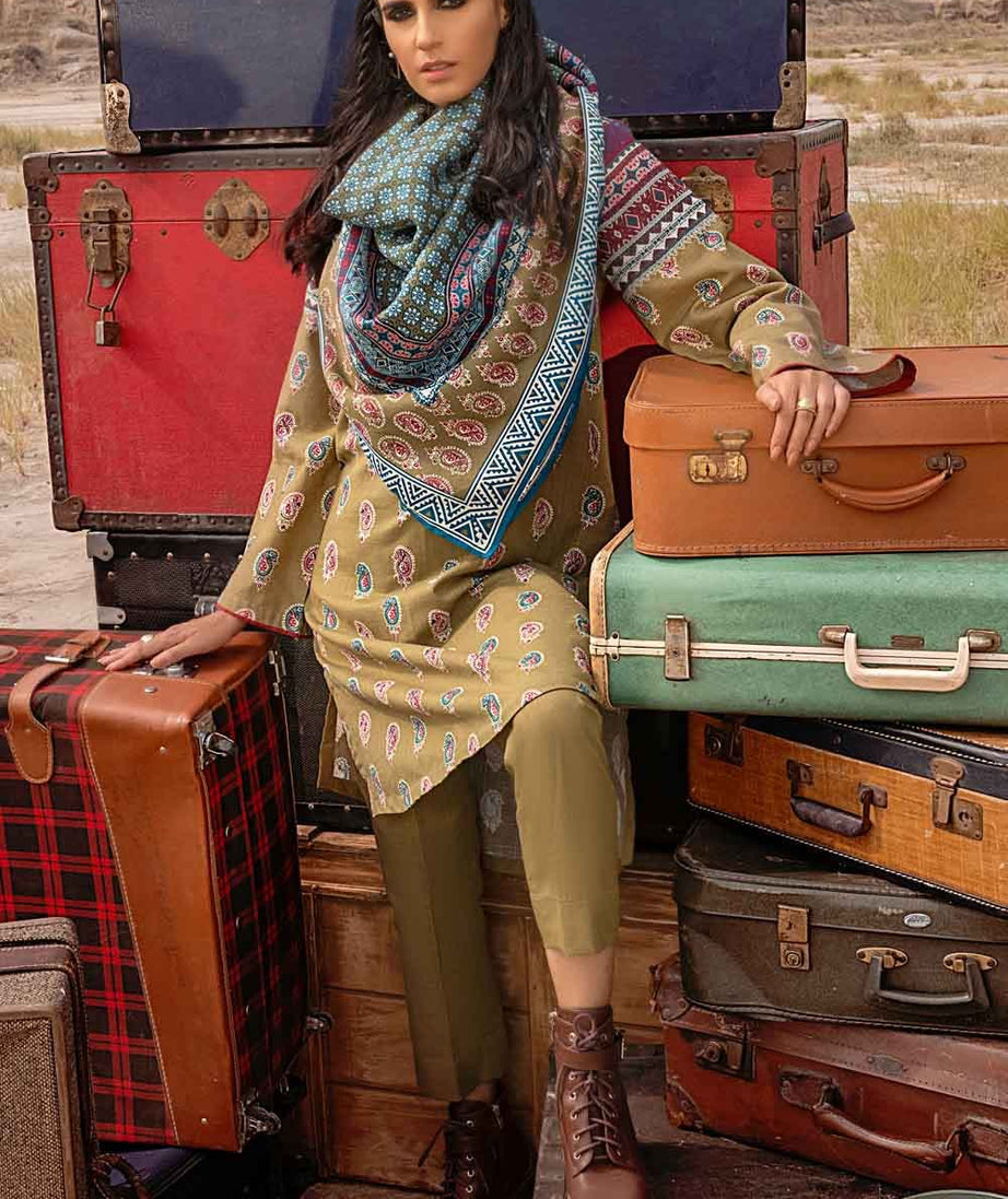 Gul Ahmed Winter Collection`21 CV # 12012
