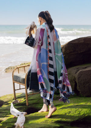 Siraa By Sadaf Fawad Khan Lawn (Vol-2) `25 Kantha Rose