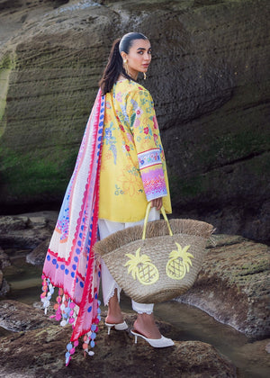 Siraa By Sadaf Fawad Khan Lawn (Vol-2) `25 Sea Flora