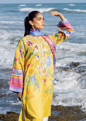 Siraa By Sadaf Fawad Khan Lawn (Vol-2) `25 Sea Flora
