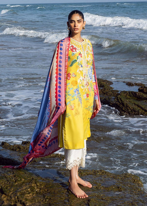Siraa By Sadaf Fawad Khan Lawn (Vol-2) `25 Sea Flora