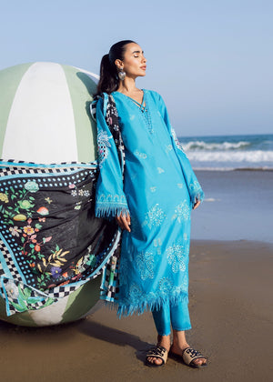Siraa By Sadaf Fawad Khan Lawn (Vol-2) `25 Mystic Sea