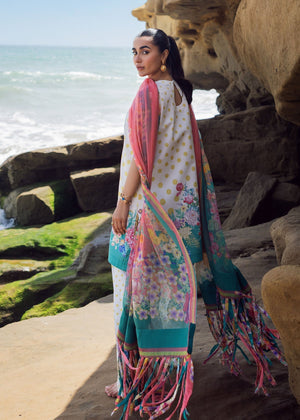 Siraa By Sadaf Fawad Khan Lawn (Vol-2) `25 Retro Polka
