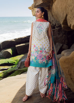 Siraa By Sadaf Fawad Khan Lawn (Vol-2) `25 Retro Polka