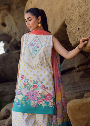 Siraa By Sadaf Fawad Khan Lawn (Vol-2) `25 Retro Polka