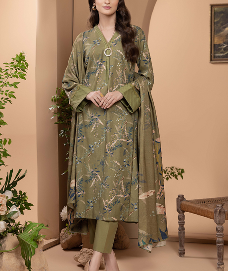 Hamdam Zara Khaddar W/Shawl'24 D#10