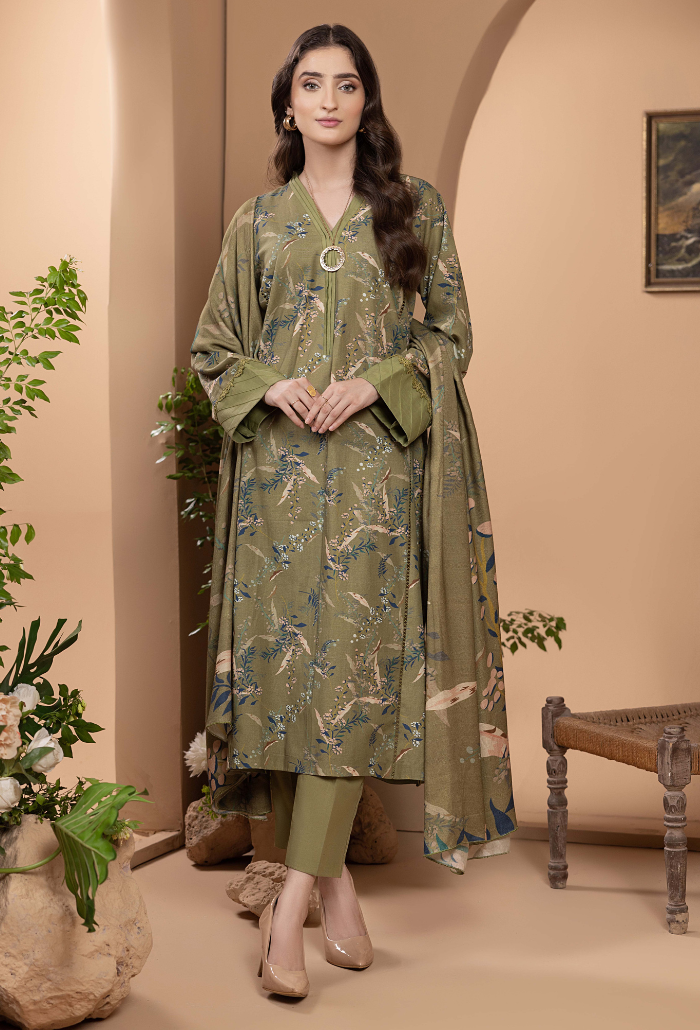 Hamdam Zara Khaddar W/Shawl'24 D#10