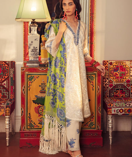 Mahgul Sabzwari Luxury Lawn`22 MLC#07