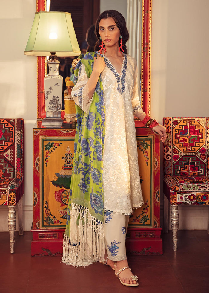 Mahgul Sabzwari Luxury Lawn`22 MLC#07