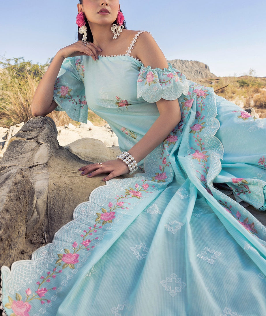 Gul Ahmed Summer Lawn'25 DN#52024-A