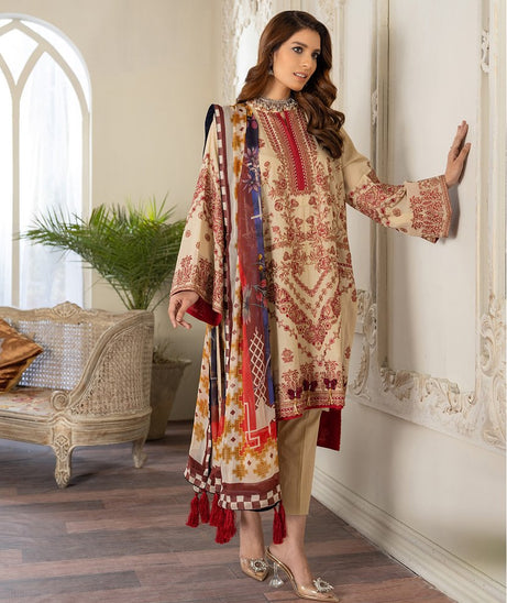 Freesia Luxury Lawn`21 D#08