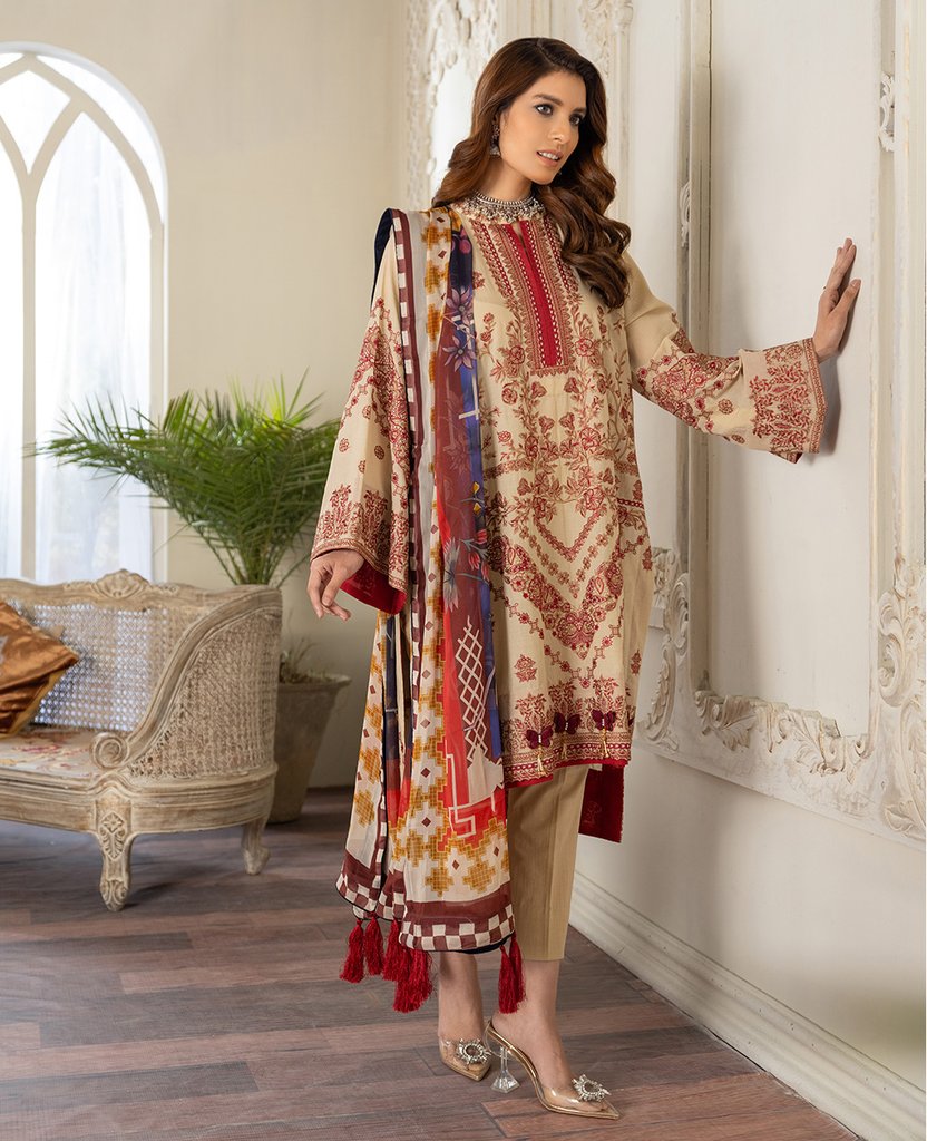 Freesia Luxury Lawn`21 D#08