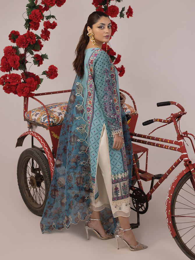 Faiza Faisal Rangeeli Lawn'24 (Rampa )