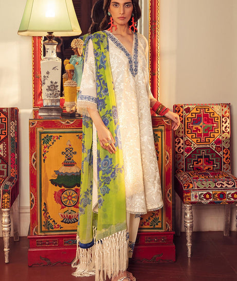 Mahgul Sabzwari Luxury Lawn`22 MLC#07