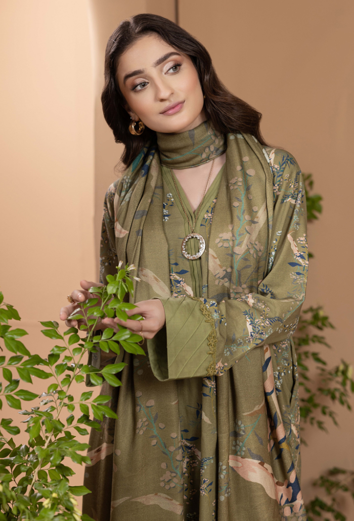 Hamdam Zara Khaddar W/Shawl'24 D#10