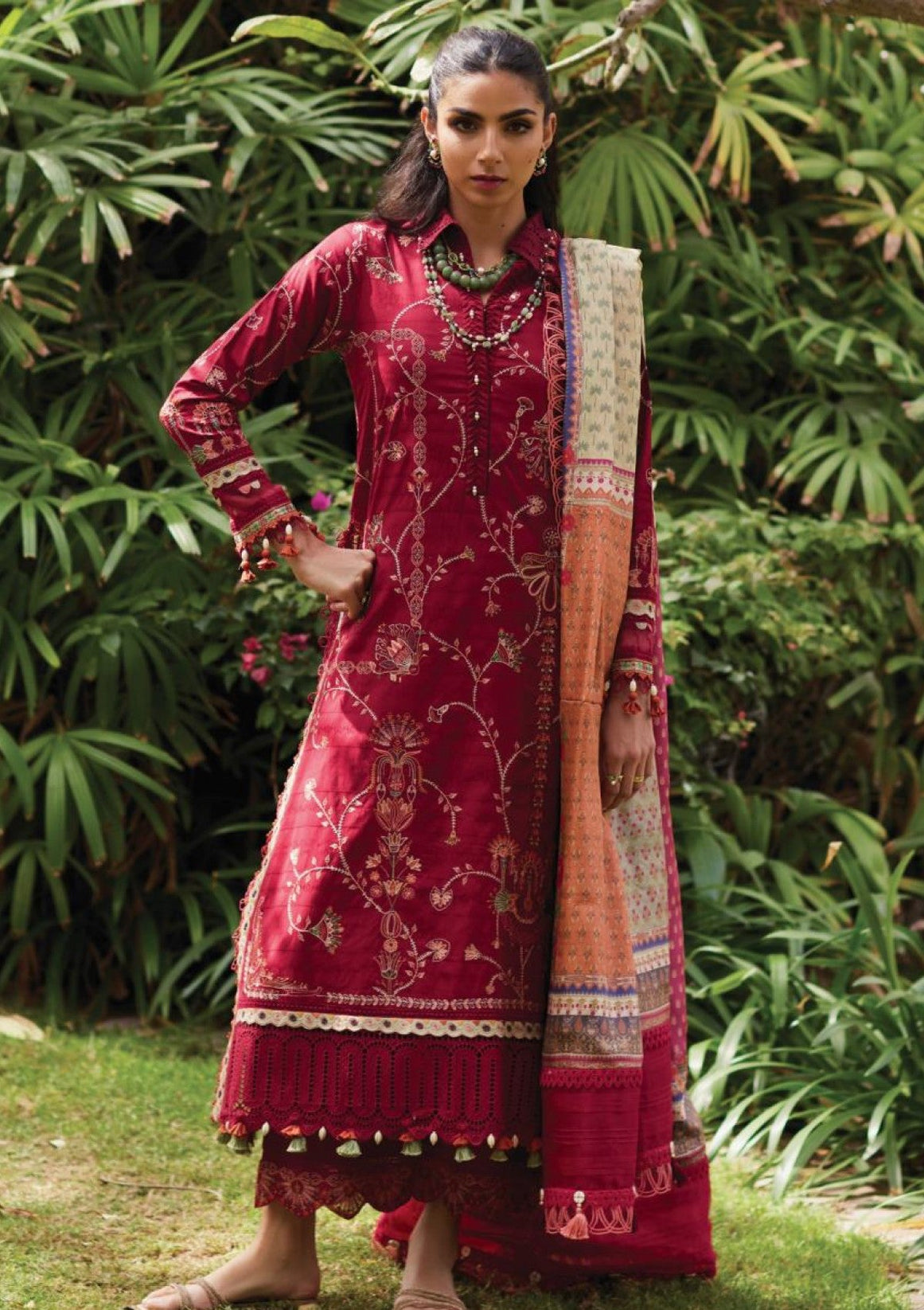 Farah Talib Aziz WES Luxury'25 FTL25#10 - Rosemary Red