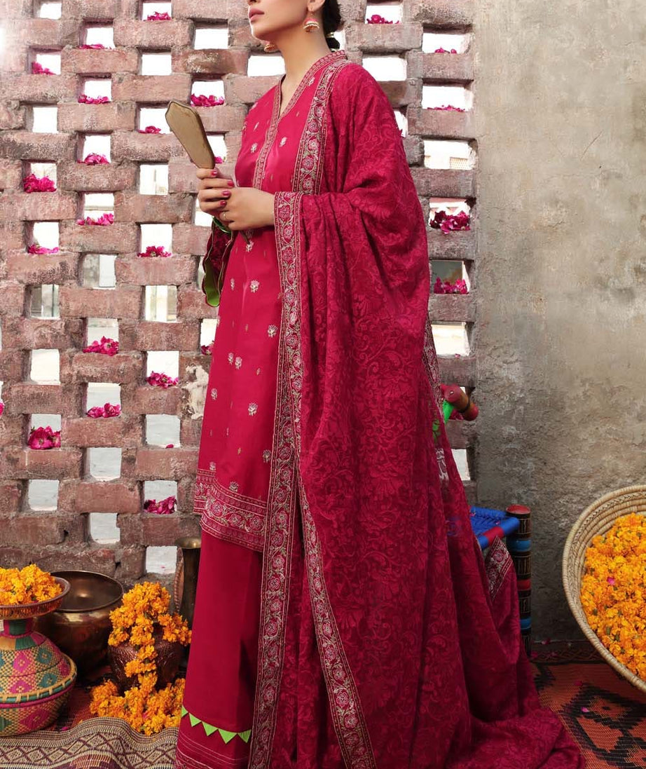 Gul Ahmed Emb Lawn'21 FS-08