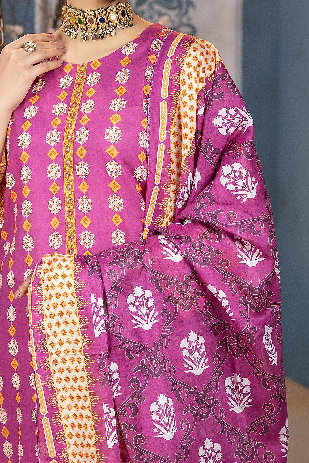 Safwa S Print Lawn`23 SSP#20