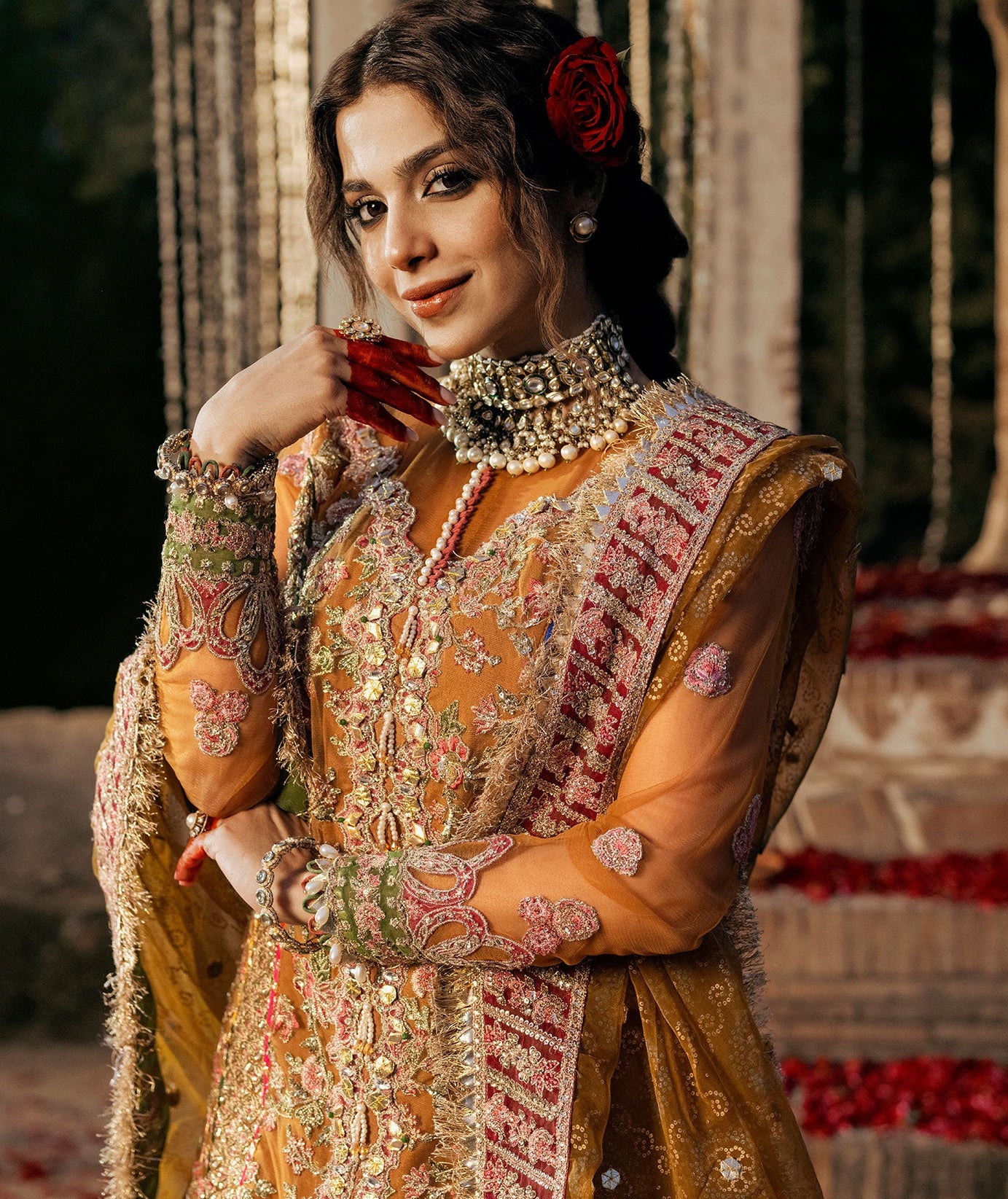 Maryam Hussain Gulaab Festive`24 (SANDLI)