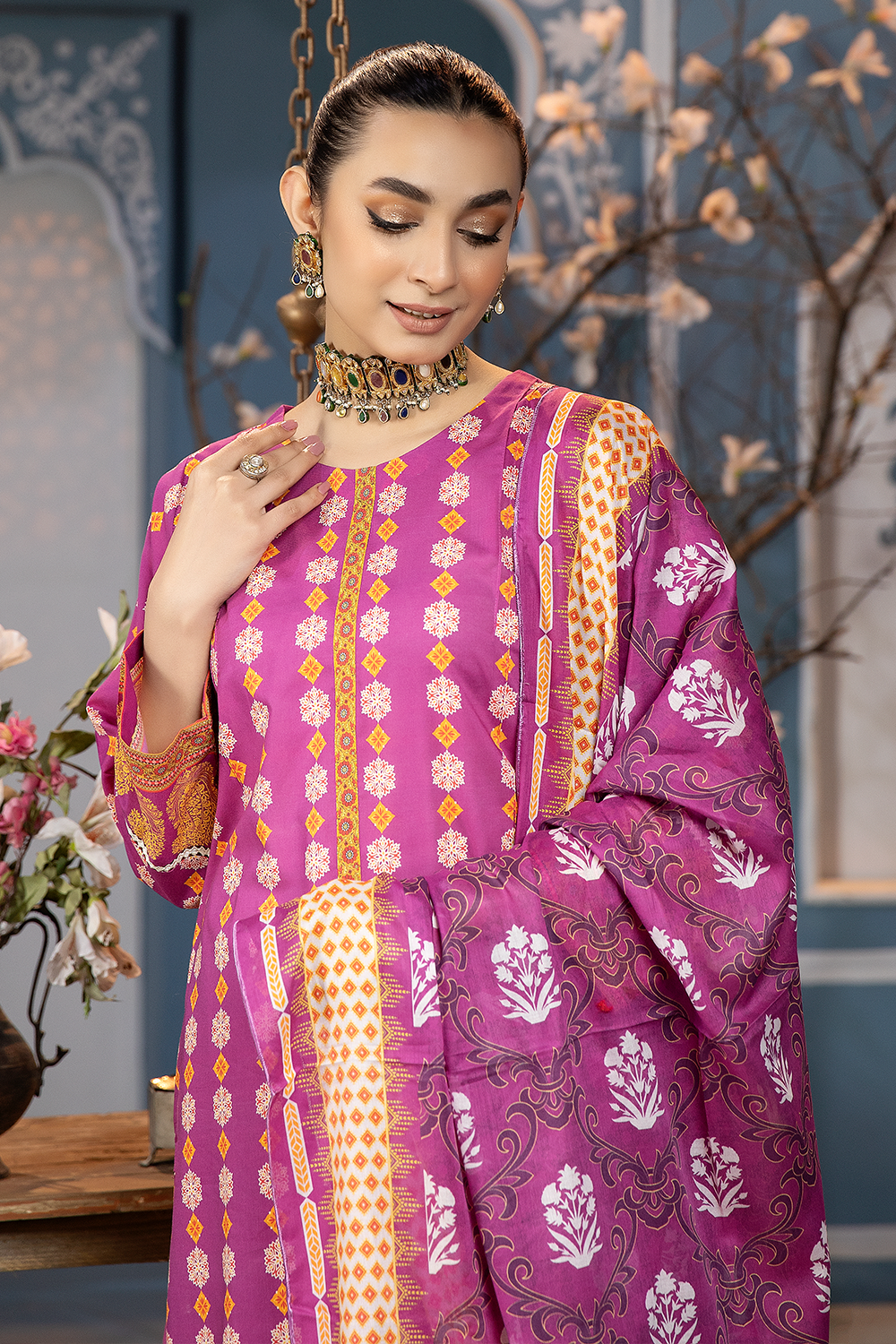 Safwa S Print Lawn`23 SSP#20