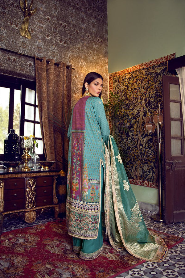 Fahad Hussayn S/S Premium Eid Lawn`21 D#7 (KEEZAH)