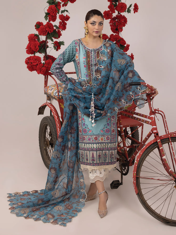 Faiza Faisal Rangeeli Lawn'24 (Rampa )
