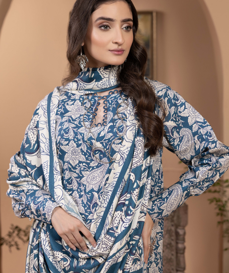 Hamdam Zara Khaddar W/Shawl'24 D#7