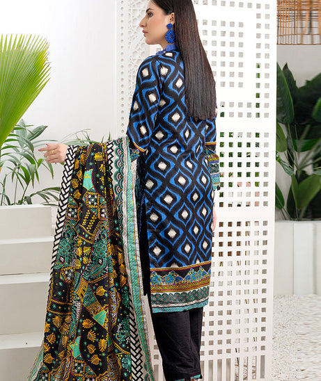 Al Zohaib Monsoon Lawn'22 D#7059 Black