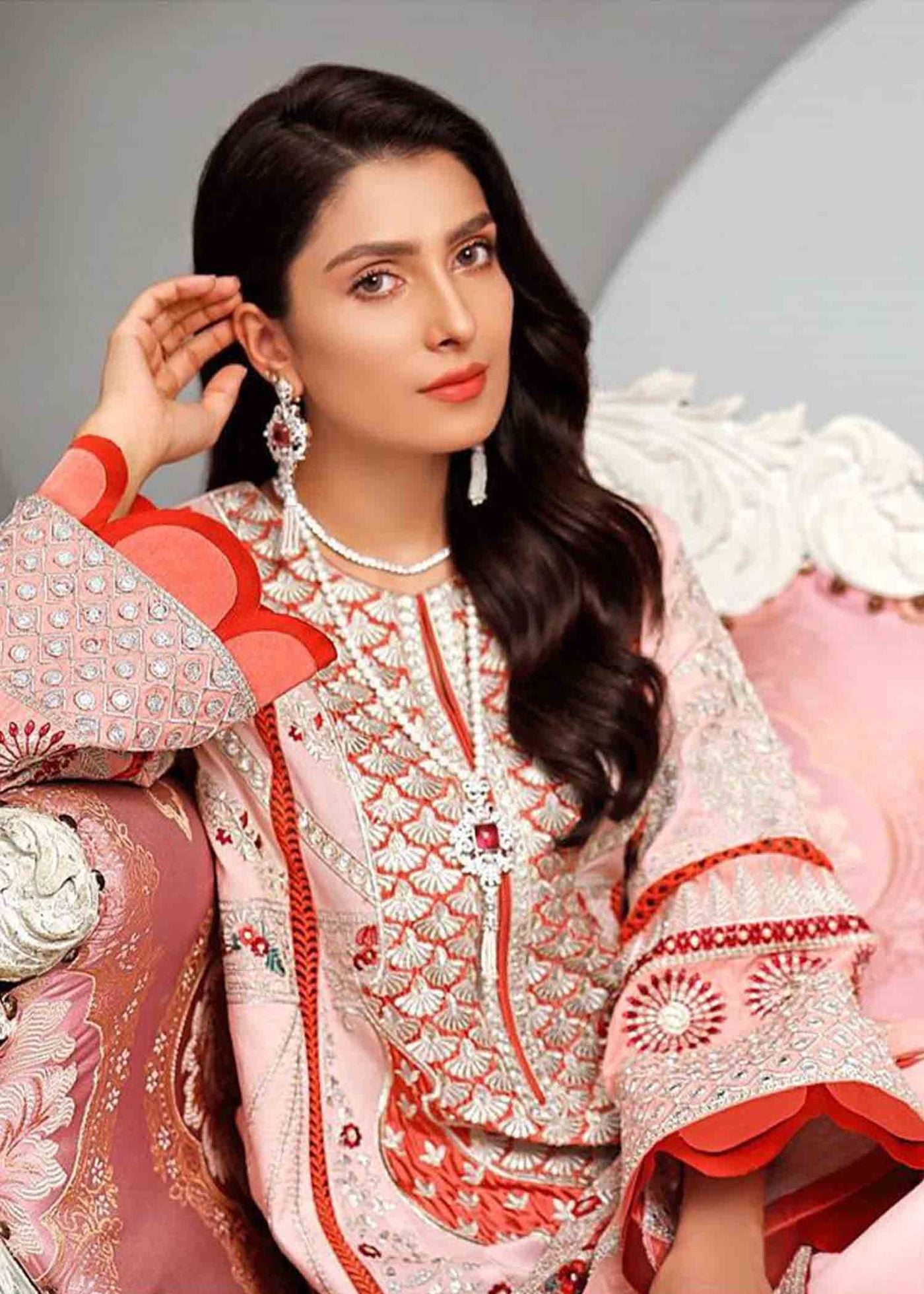 Maryam hussain Luxury Festive Lawn`21D#12 - MUSHK