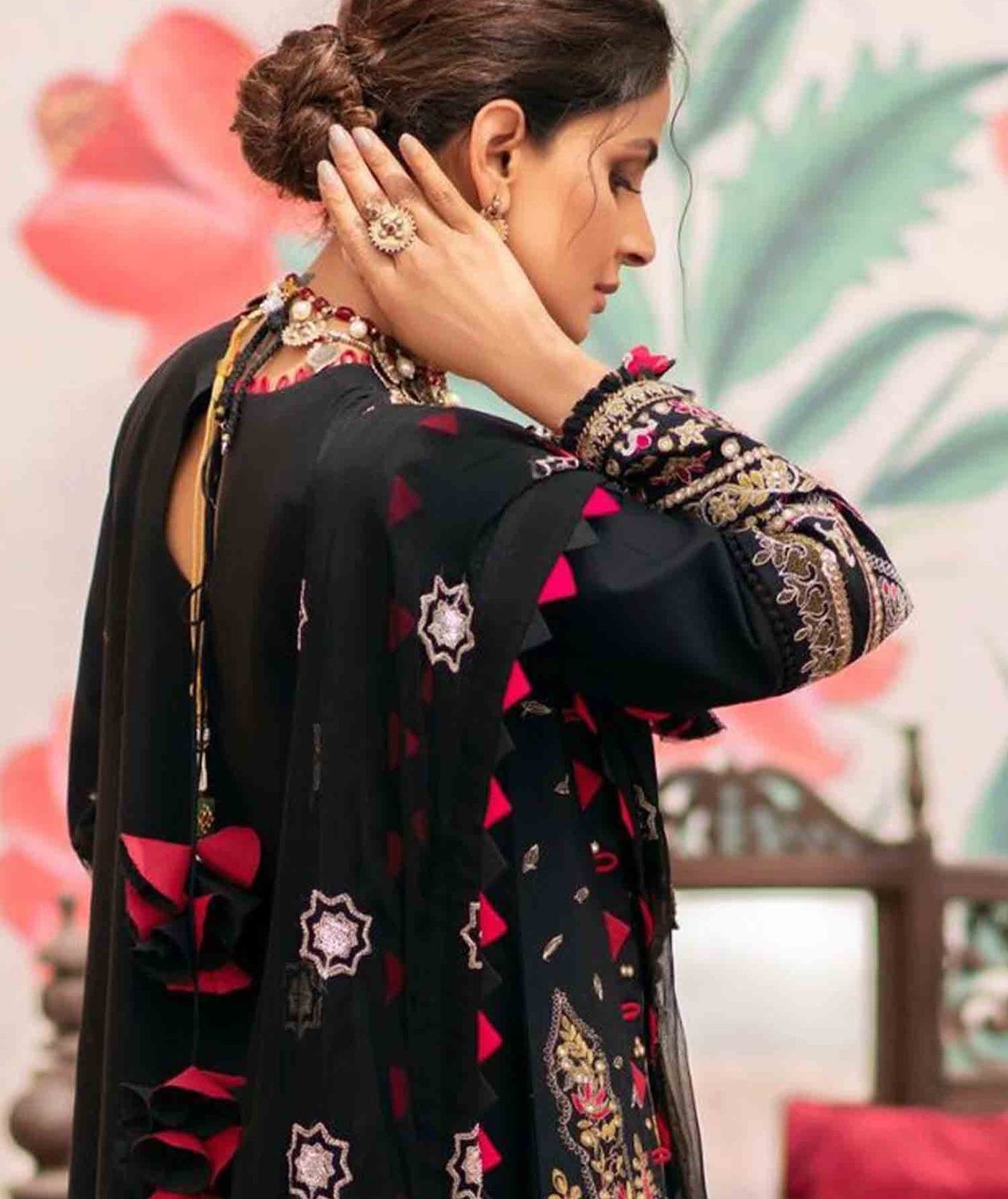 Maryam hussain Luxury Festive Lawn`21D#05 - JAHANARA