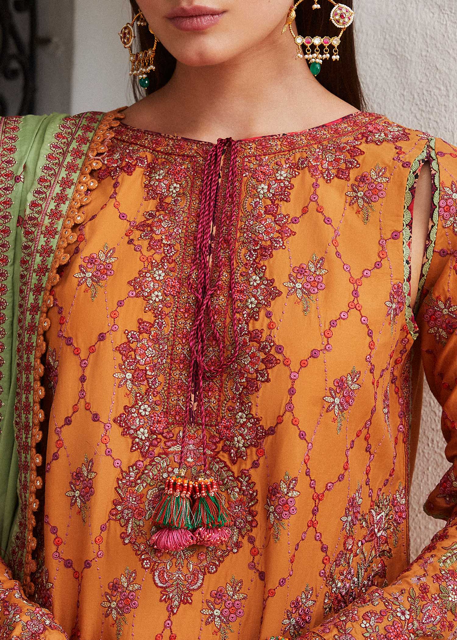 Hussain Rehar Eid Luxury Lawn SS/ 24 AMIRA D#459