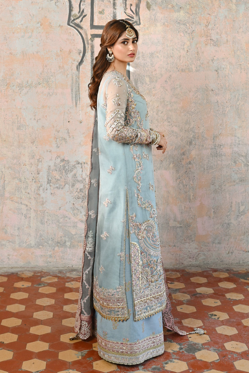 Qalamkar Sahiba Luxury Formals'23 D#6 (NILOFER)