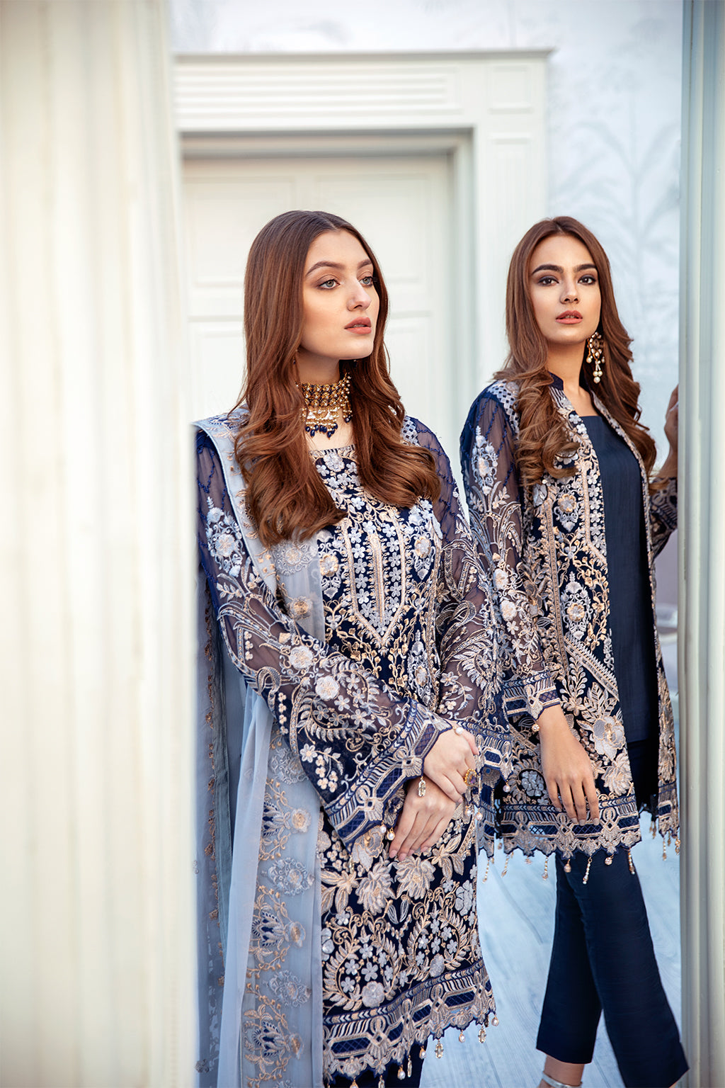 Ramsha Chevron L/Chiffon`22 D#203 (Vol-2)