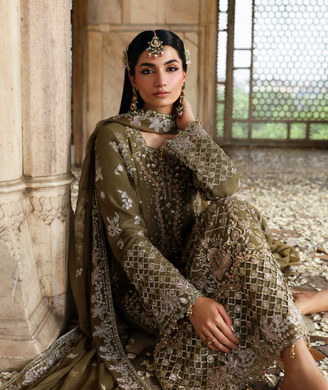 Eman Adeel Romansiyyah Luxury Formal`25 OLIVEA