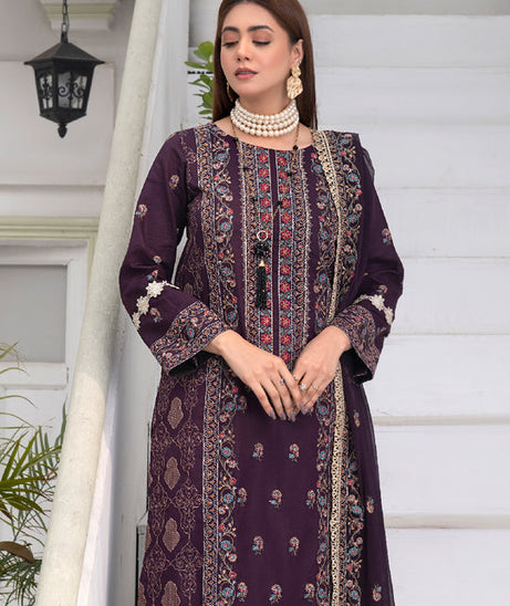 Feroza Fizza Luxury Lawn'24 D#02