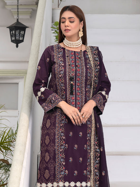 Feroza Fizza Luxury Lawn'24 D#02