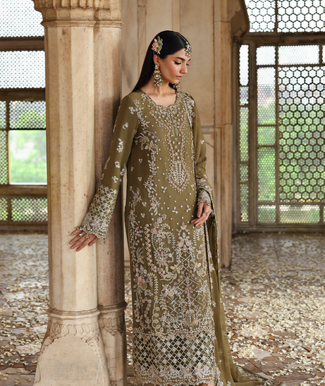 Eman Adeel Romansiyyah Luxury Formal`25 OLIVEA