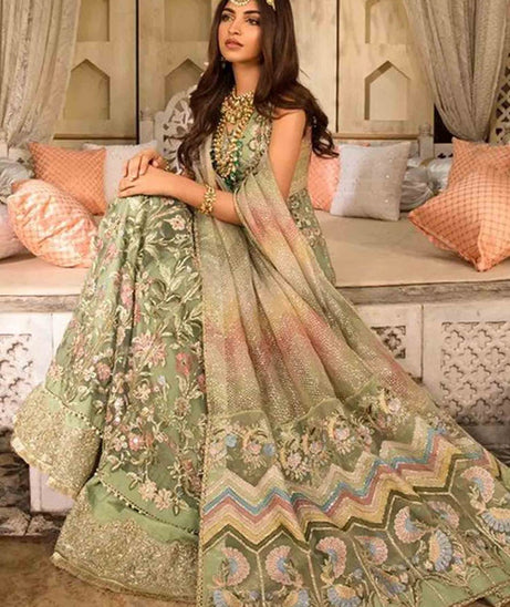 CRIMSON | Wedding Unstitched Collection '22 D# MINT - 1B