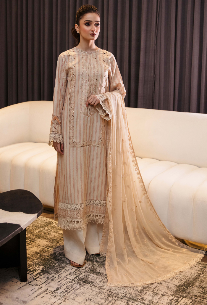 Humdum Vouge Emb Lawn'24 D#06