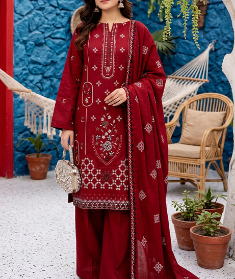 BR Noori Slub Dhanak'26 V#14 D#1 (Maroon)