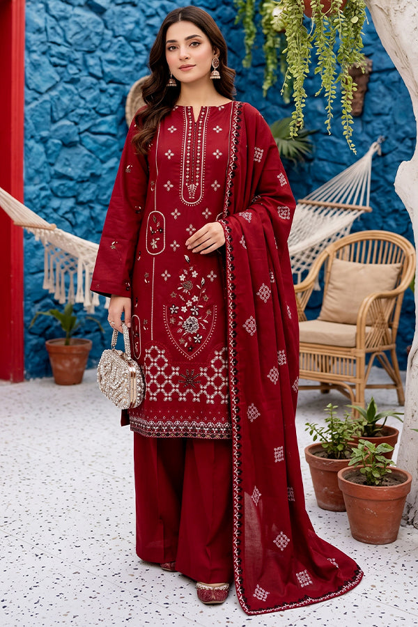 BR Noori Slub Dhanak'26 V#14 D#1 (Maroon)