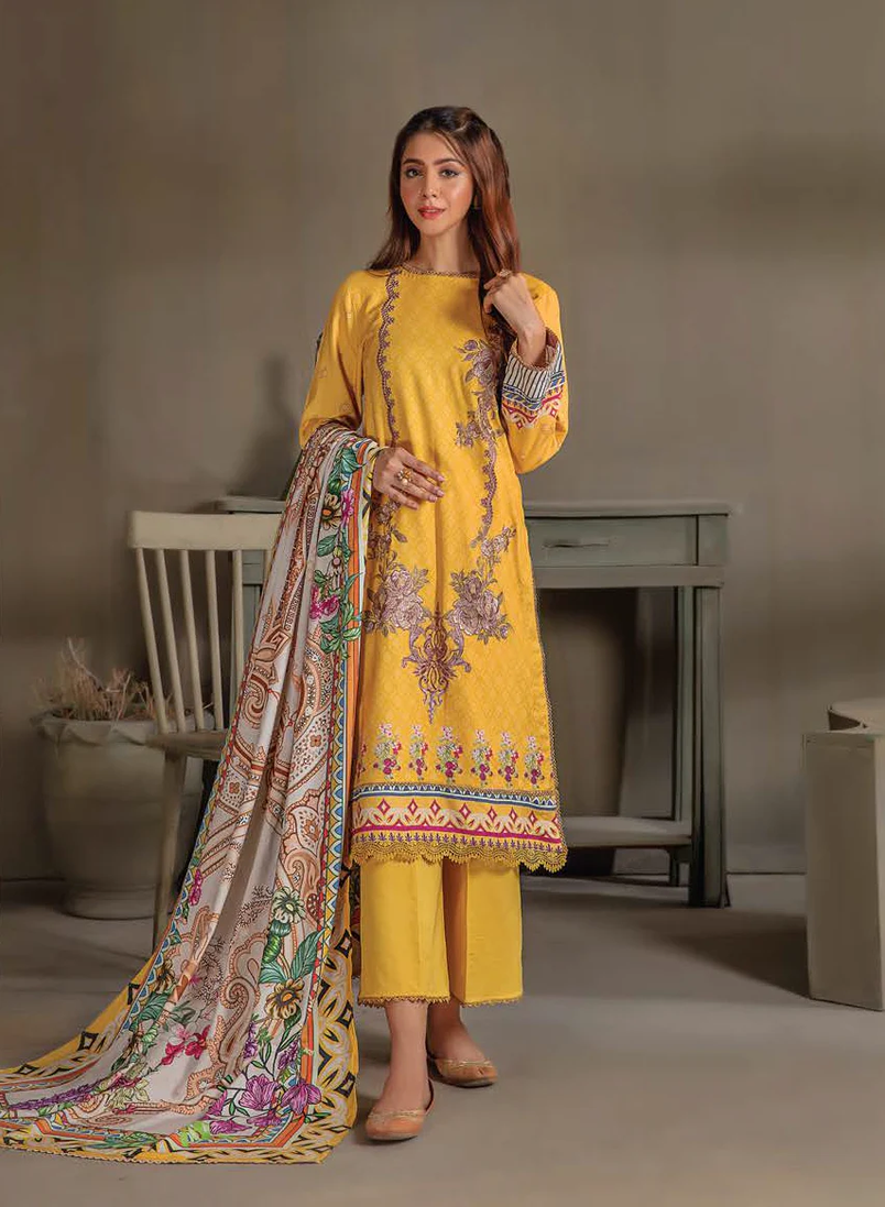 Lala Sana &amp; Samia Emb Wool`22 D#03